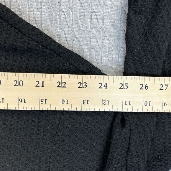 Shein Black Women's hoodie Size(S) Knit style lightweight, no drawstring - Picture 4 of 6